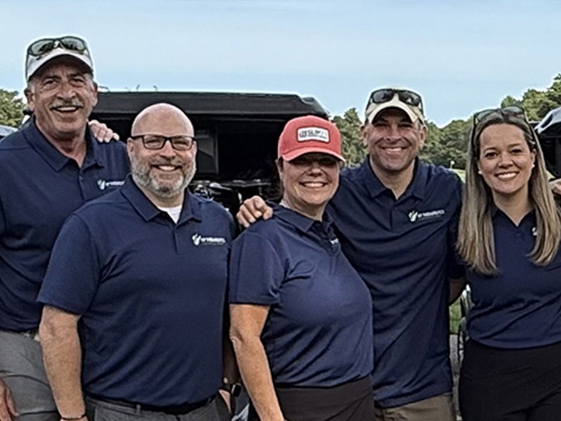 young family goes for a walk mobile photo