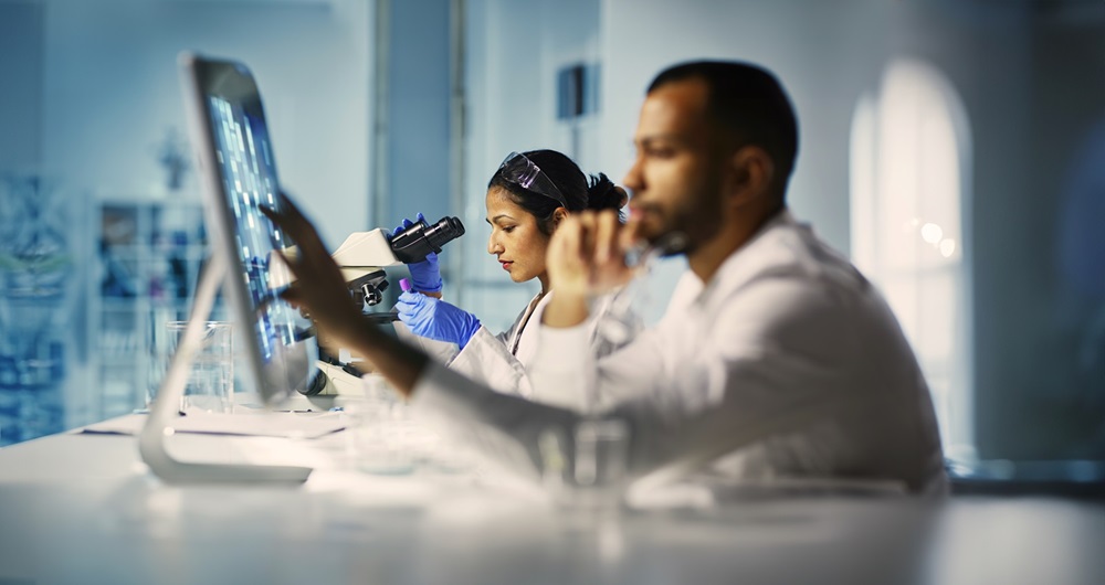 Scientists in the lab